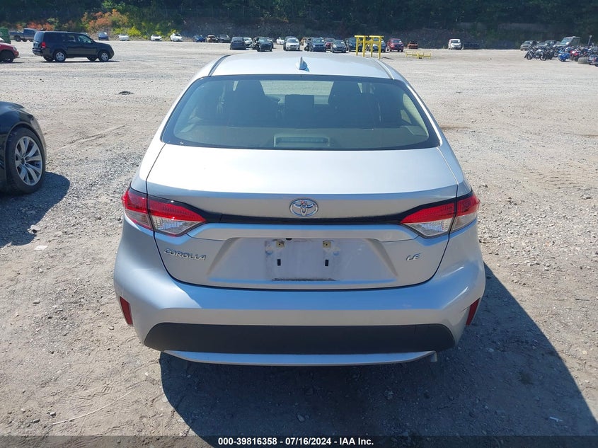 VIN JTDEPRAE0LJ109153 2020 TOYOTA COROLLA LE