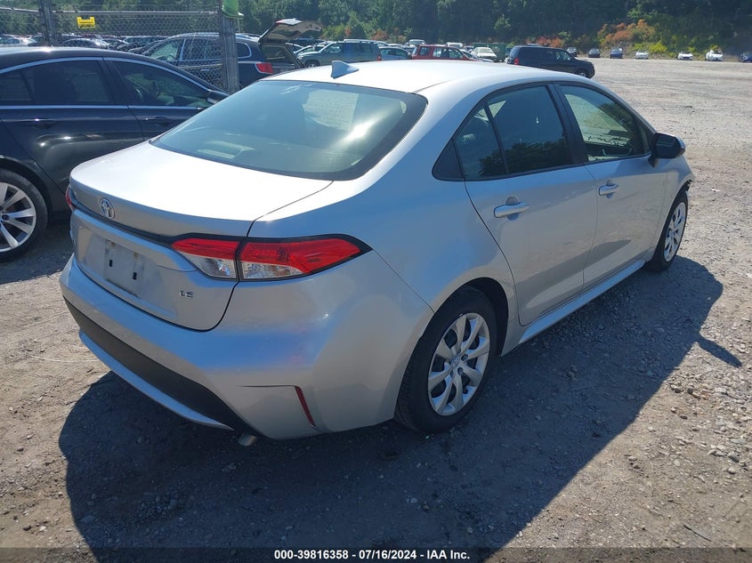 VIN JTDEPRAE0LJ109153 2020 TOYOTA COROLLA LE