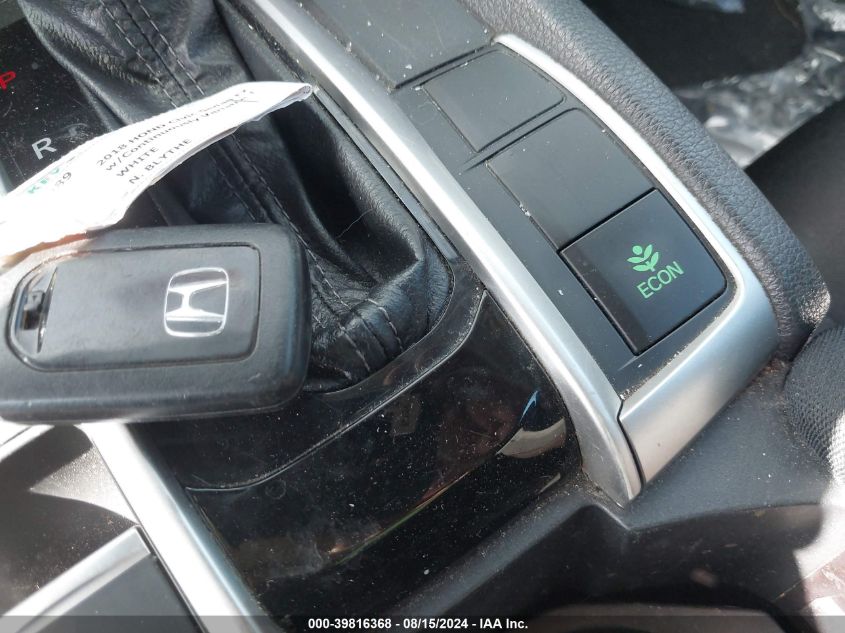 2018 Honda Civic Ex VIN: 2HGFC2F73JH554326 Lot: 39816368