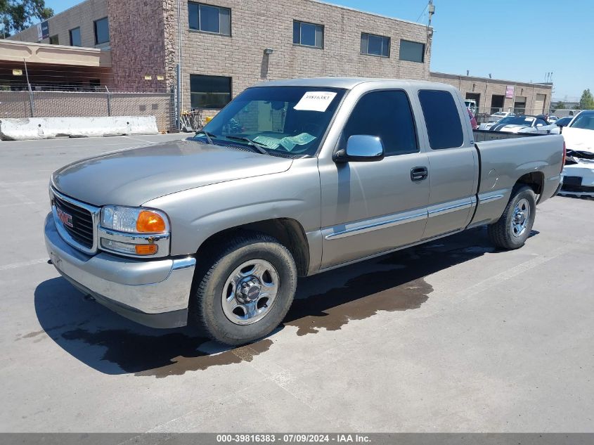 2002 GMC Sierra 1500 Sle VIN: 2GTEC19V021126626 Lot: 39816383