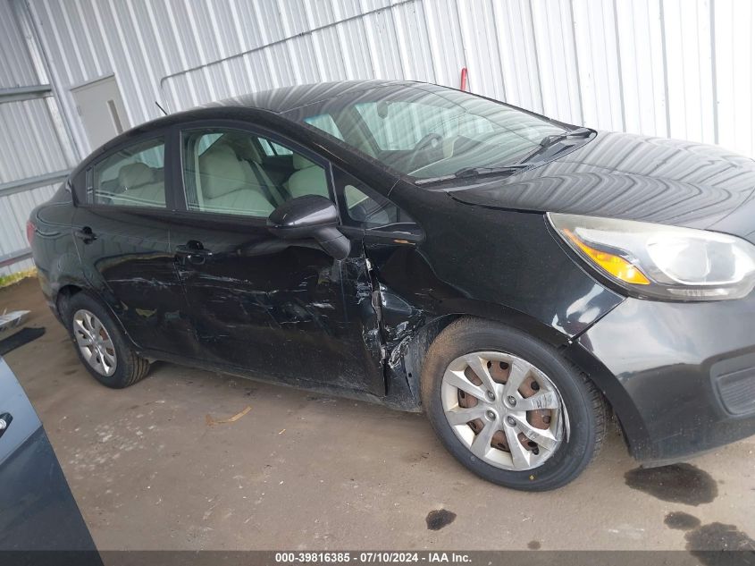 2013 Kia Rio Lx VIN: KNADM4A32D6159513 Lot: 39816385