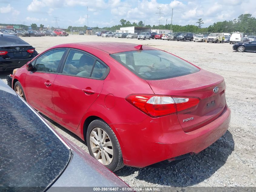 2014 Kia Forte Lx VIN: KNAFX4A6XE5240650 Lot: 39816407