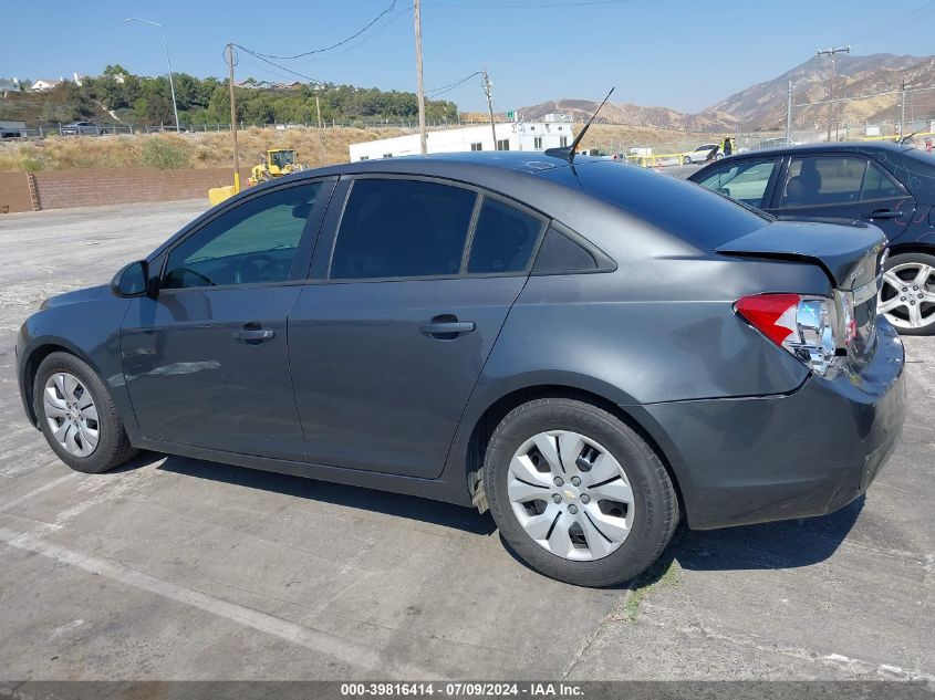 2013 Chevrolet Cruze Ls Auto VIN: 1G1PA5SG3D7120741 Lot: 39816414