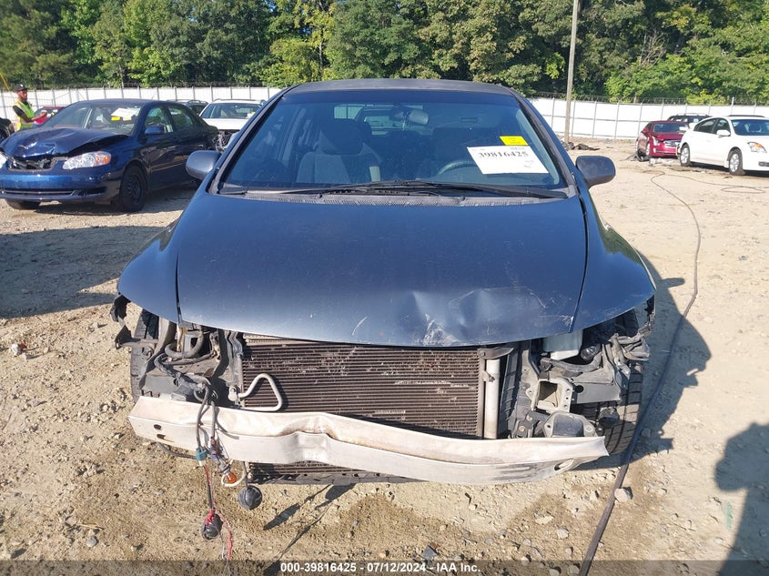 2009 Honda Civic Lx VIN: 2HGFA16589H313937 Lot: 39816425