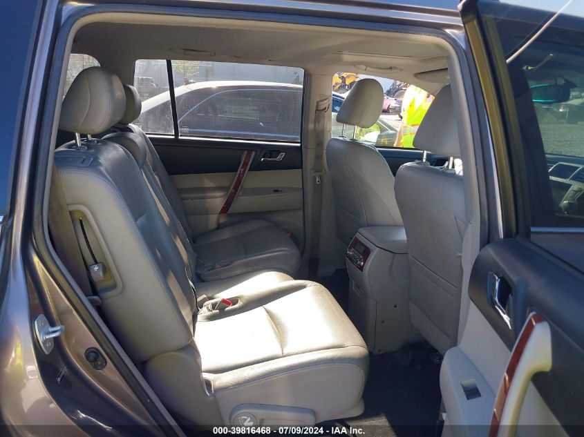 2012 Toyota Highlander Hybrid Limited V6 VIN: JTEDC3EH2C2010185 Lot: 39816468