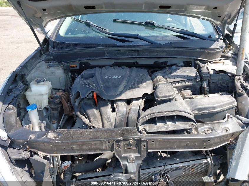 2014 Hyundai Sonata Gls VIN: 5NPEB4AC9EH922860 Lot: 39816471