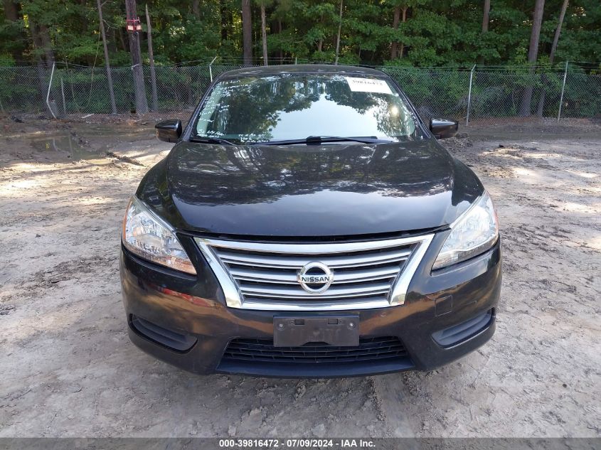 2015 Nissan Sentra S/Sv/Sr/Sl VIN: 3N1AB7AP7FY227254 Lot: 39816472