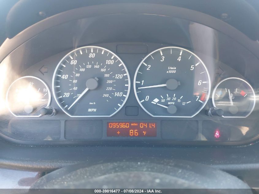 2004 BMW 330Ci VIN: WBABW53404PJ94395 Lot: 39816477