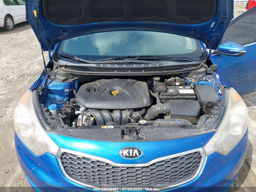 2014 Kia Forte Ex VIN: KNAFZ4A83E5102587 Lot: 39816491