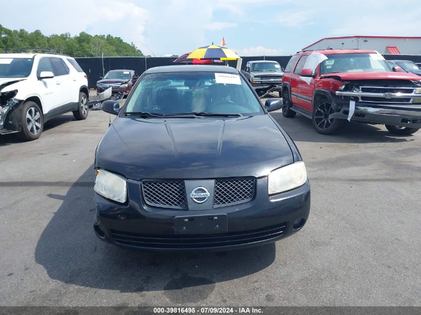 2006 Nissan Sentra 1.8S VIN: 3N1CB51A86L582035 Lot: 39816495
