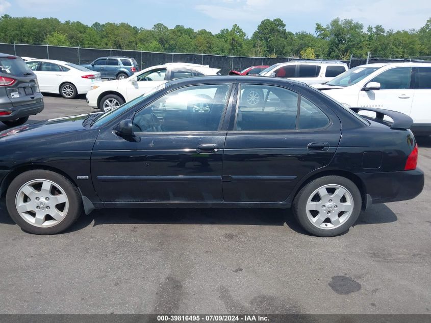 2006 Nissan Sentra 1.8S VIN: 3N1CB51A86L582035 Lot: 39816495