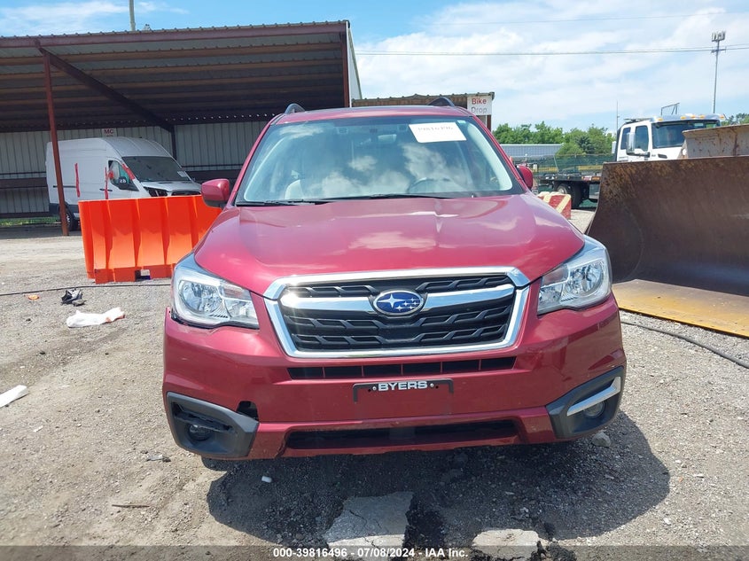 2018 Subaru Forester 2.5I Premium VIN: JF2SJAGC4JH420604 Lot: 39816496