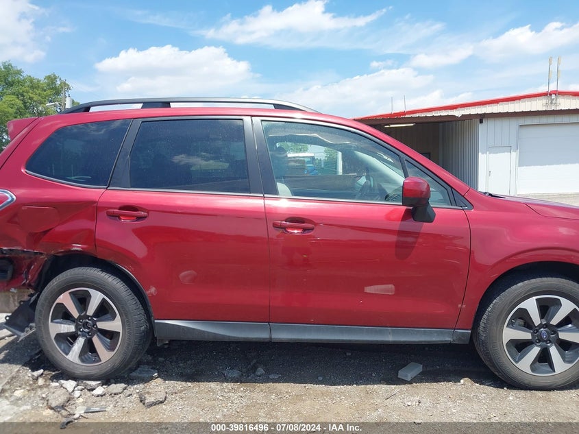 2018 Subaru Forester 2.5I Premium VIN: JF2SJAGC4JH420604 Lot: 39816496