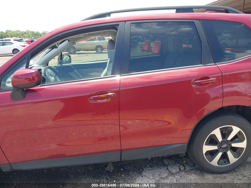 2018 Subaru Forester 2.5I Premium VIN: JF2SJAGC4JH420604 Lot: 39816496