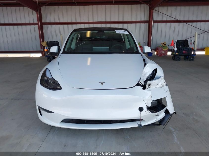 2023 Tesla Model Y Awd/Long Range Dual Motor All-Wheel Drive VIN: 7SAYGDEE1PF738088 Lot: 39816505