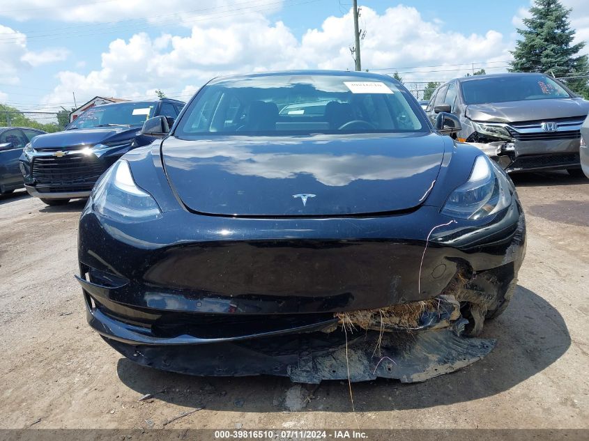 2021 Tesla Model 3 Standard Range Plus Rear-Wheel Drive VIN: 5YJ3E1EA2MF068412 Lot: 39816510