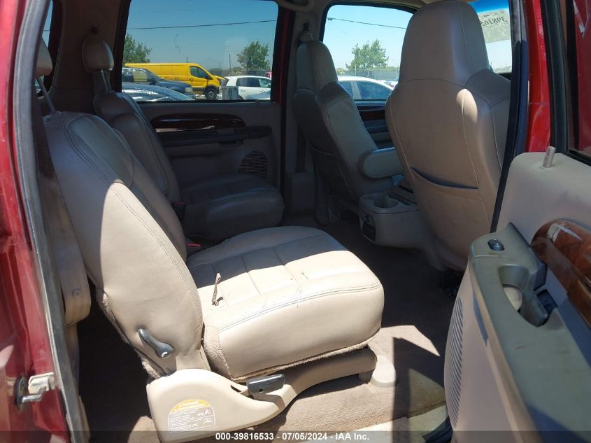 2002 Ford Excursion Limited VIN: 1FMSU43F82EA47797 Lot: 39816533