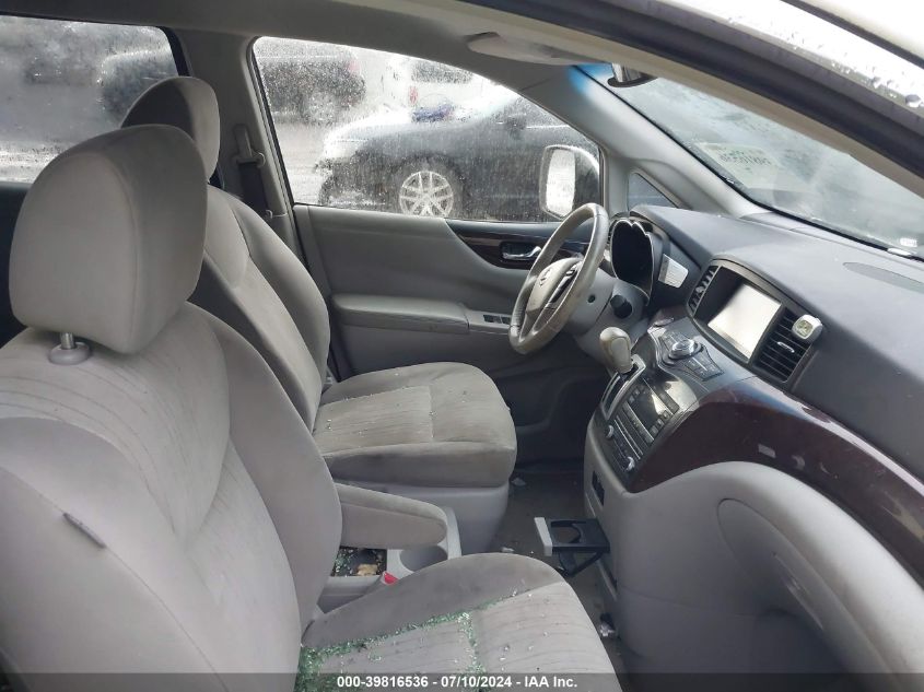 2014 Nissan Quest Sv VIN: JN8AE2KP7E9106626 Lot: 39816536