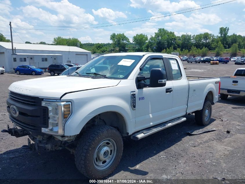 2019 Ford F-250 Xl VIN: 1FT7X2B60KEC61593 Lot: 39816541