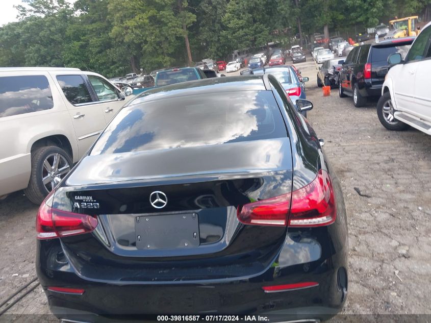 2021 Mercedes-Benz A 220 VIN: W1K3G4EB8MJ290651 Lot: 39816587