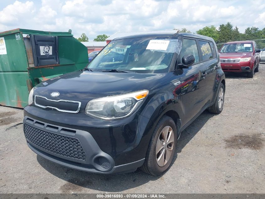 2016 Kia Soul VIN: KNDJN2A24G7297633 Lot: 39816593