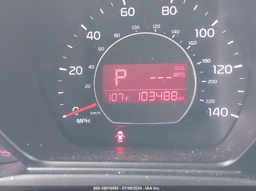 2016 Kia Soul VIN: KNDJN2A24G7297633 Lot: 39816593