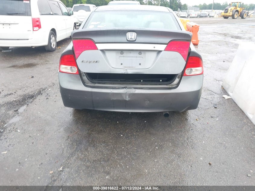 2009 Honda Civic Lx VIN: 2HGFA16589H308818 Lot: 39816622