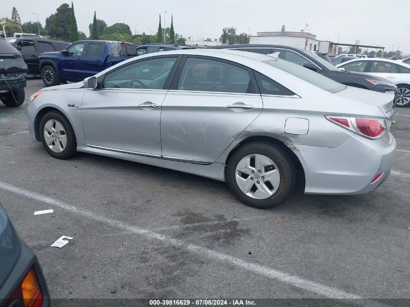 2011 Hyundai Sonata Hybrid VIN: KMHEC4A45BA017584 Lot: 39816629