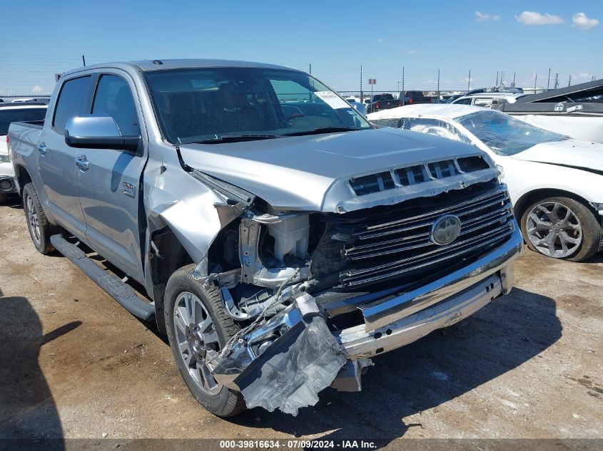 2019 Toyota Tundra Crewmax 1794/Crewmax Plat VIN: 5TFAY5F16KX788528 Lot: 39816634