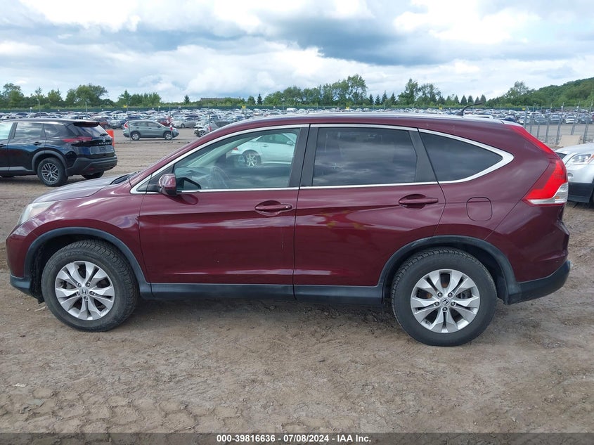 2014 Honda Cr-V Ex VIN: 5J6RM4H56EL002516 Lot: 39816636