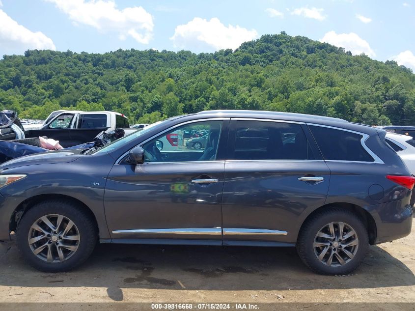 2014 Infiniti Qx60 VIN: 5N1AL0MM2EC525815 Lot: 39816668