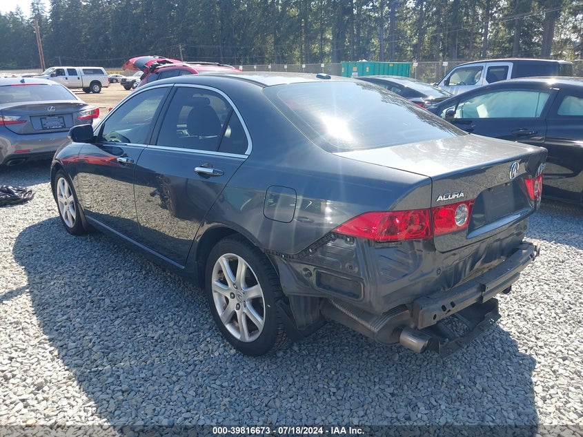 2005 Acura Tsx VIN: JH4CL96905C026875 Lot: 39816673