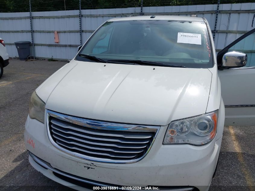 2011 Chrysler Town & Country Limited VIN: 2A4RR6DG5BR652929 Lot: 39816691