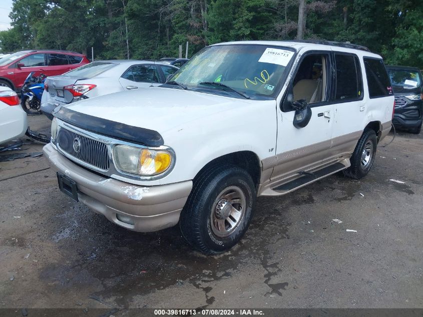 2000 Mercury Mountaineer VIN: 4M2ZU86P5YUJ45130 Lot: 39816713