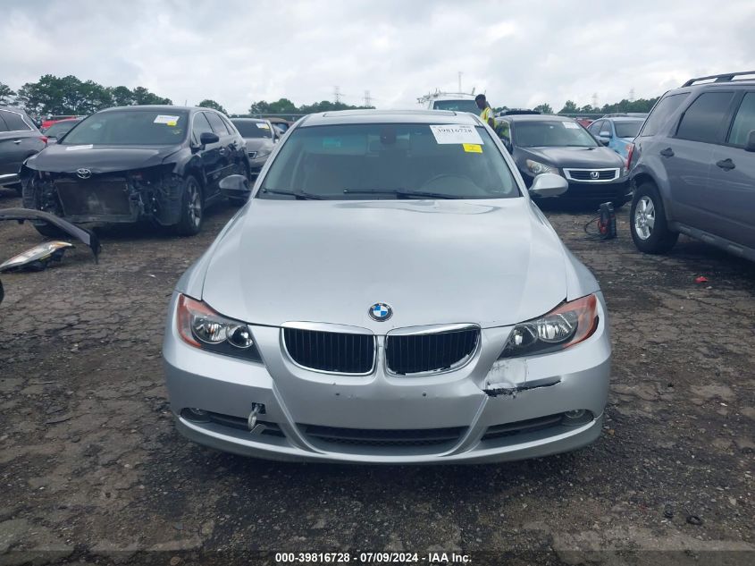 2006 BMW 325I VIN: WBAVB13586KR58326 Lot: 39816728