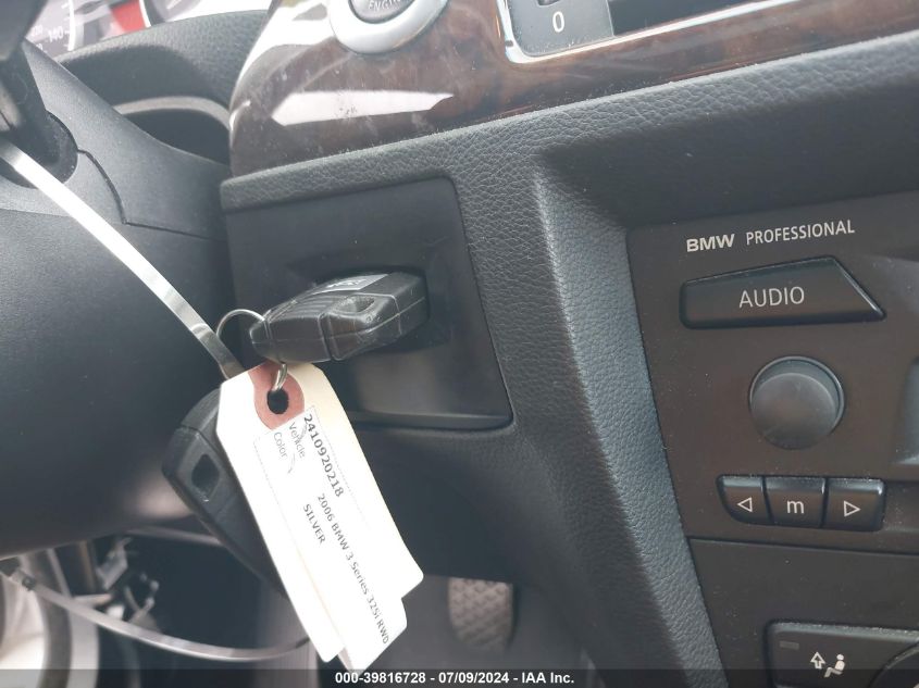 2006 BMW 325I VIN: WBAVB13586KR58326 Lot: 39816728