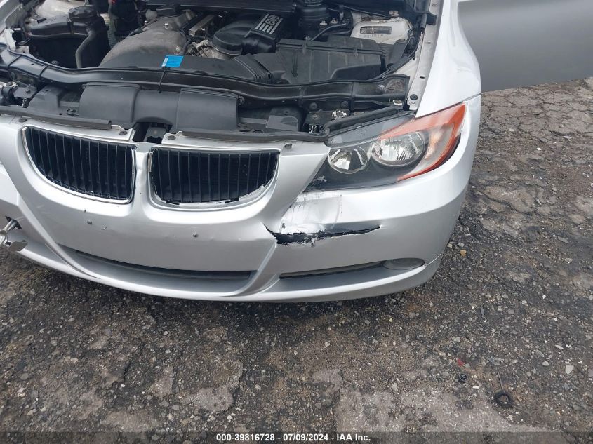 2006 BMW 325I VIN: WBAVB13586KR58326 Lot: 39816728