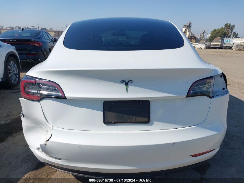 2022 Tesla Model 3 VIN: 5YJ3E1EB7NF351317 Lot: 39816730