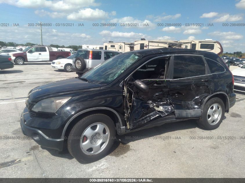 2008 Honda Cr-V Lx VIN: 3CZRE38358G703507 Lot: 39816743