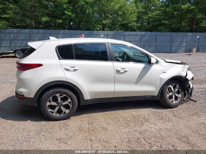 2021 Kia Sportage Lx VIN: KNDPMCACXM7918574 Lot: 39816757