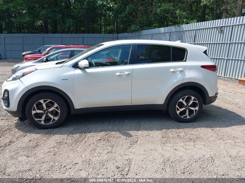 2021 Kia Sportage Lx VIN: KNDPMCACXM7918574 Lot: 39816757