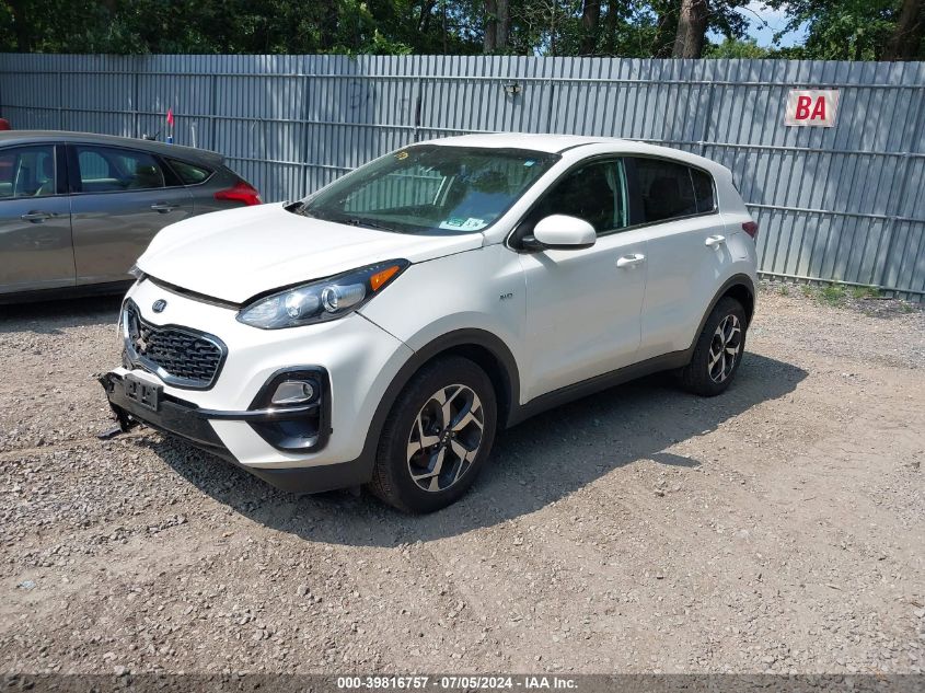 2021 Kia Sportage Lx VIN: KNDPMCACXM7918574 Lot: 39816757