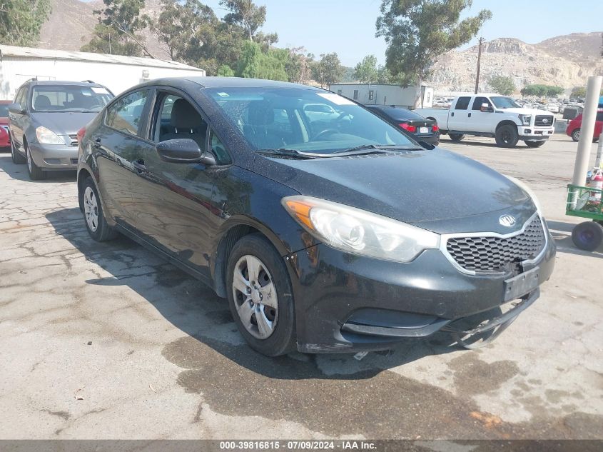 2014 Kia Forte Lx VIN: KNAFK4A67E5124613 Lot: 39816815