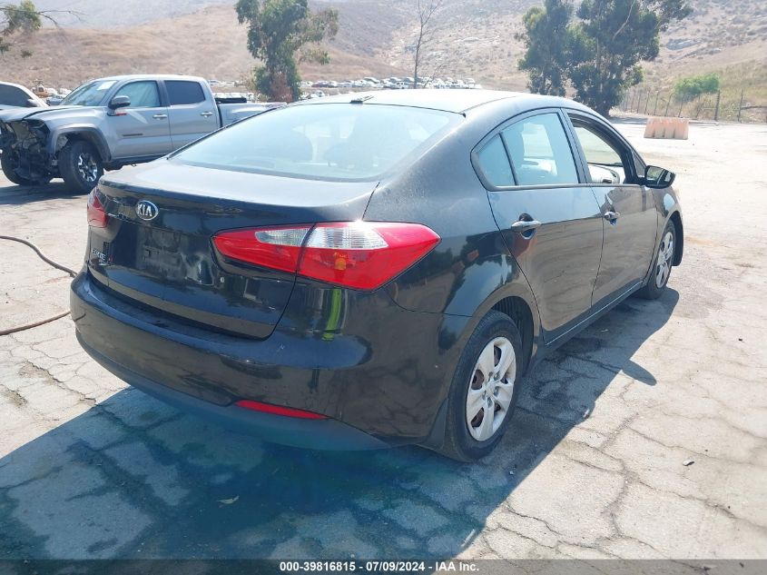 2014 Kia Forte Lx VIN: KNAFK4A67E5124613 Lot: 39816815