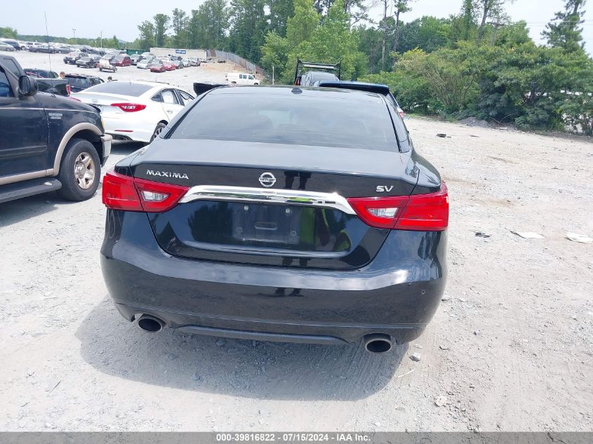 2017 Nissan Maxima 3.5 Sv VIN: 1N4AA6AP4HC443834 Lot: 39816822