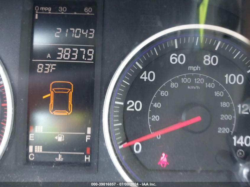 2007 Honda Cr-V Ex-L VIN: JHLRE48707C022500 Lot: 39816857