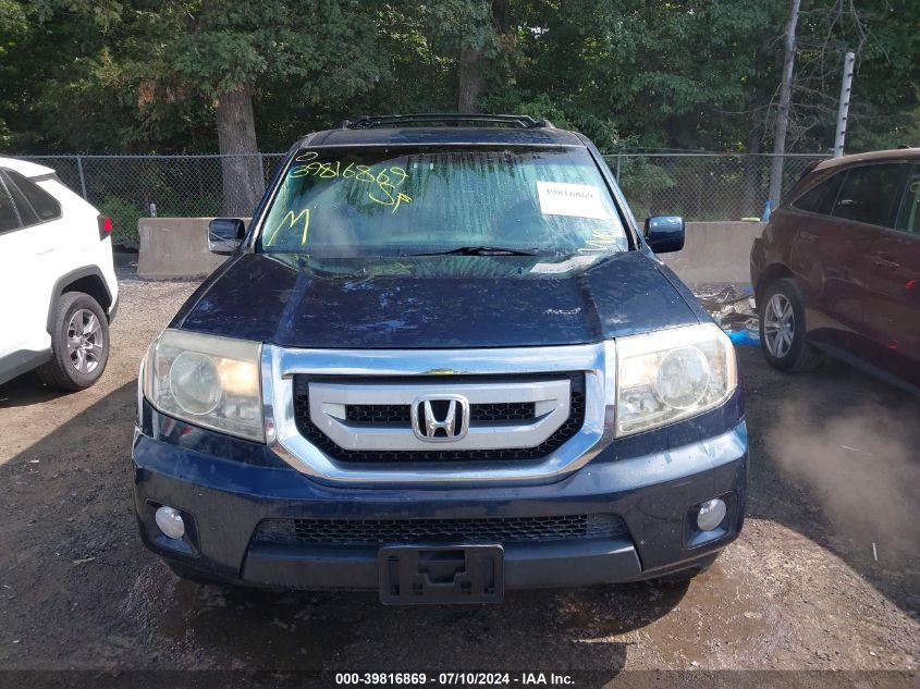 2010 Honda Pilot Ex VIN: 5FNYF4H48AB001075 Lot: 39816869