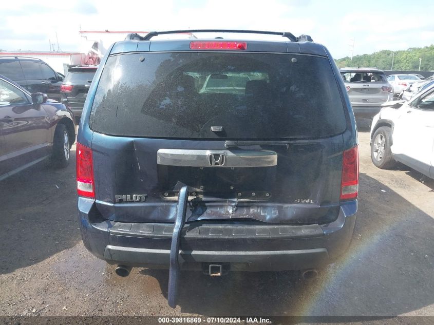 2010 Honda Pilot Ex VIN: 5FNYF4H48AB001075 Lot: 39816869