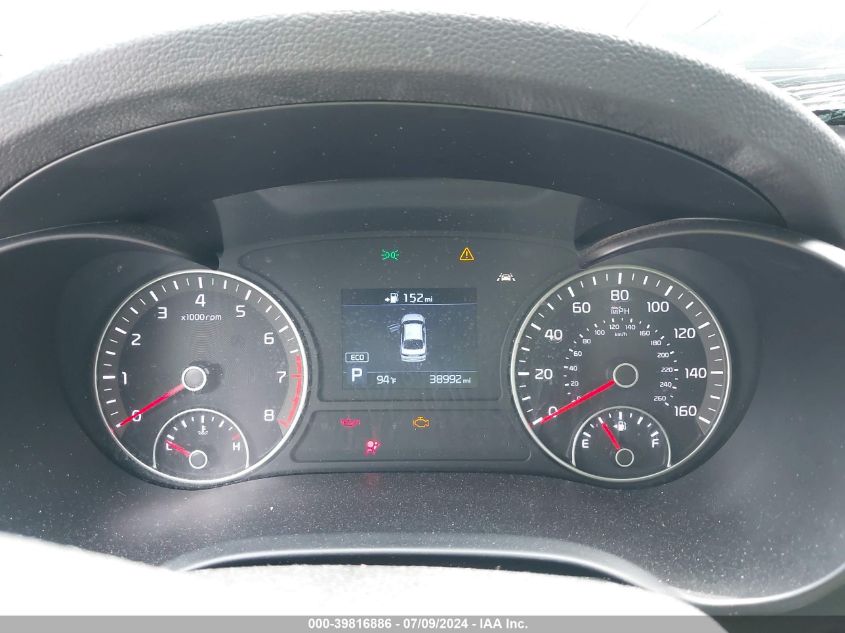 2020 Kia Optima S VIN: 5XXGT4L30LG402820 Lot: 39816886