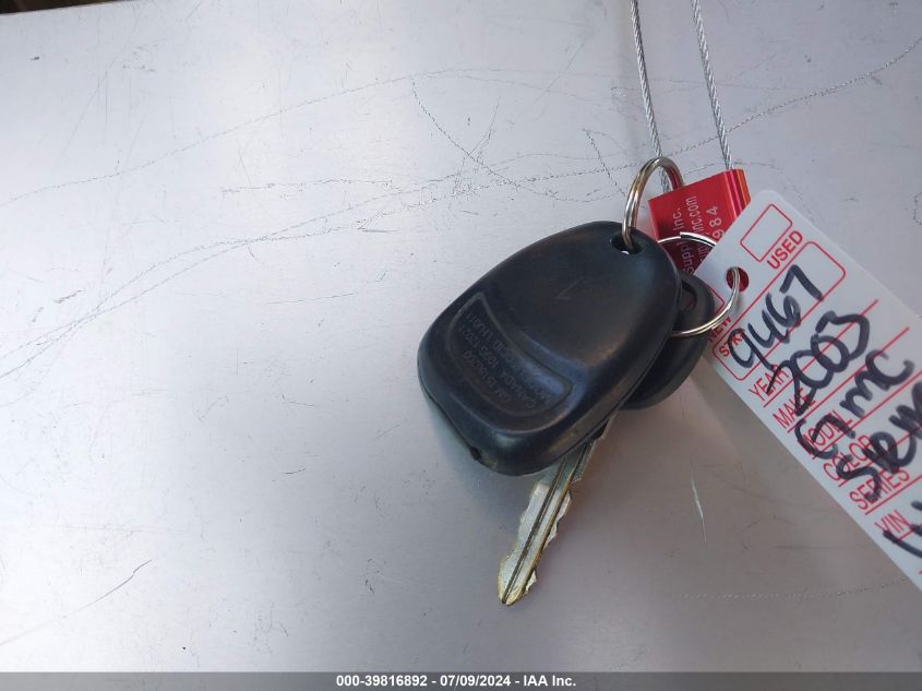 2003 GMC Sierra 2500Hd K2500 Heavy Duty VIN: 1GTHK23103F225873 Lot: 39816892